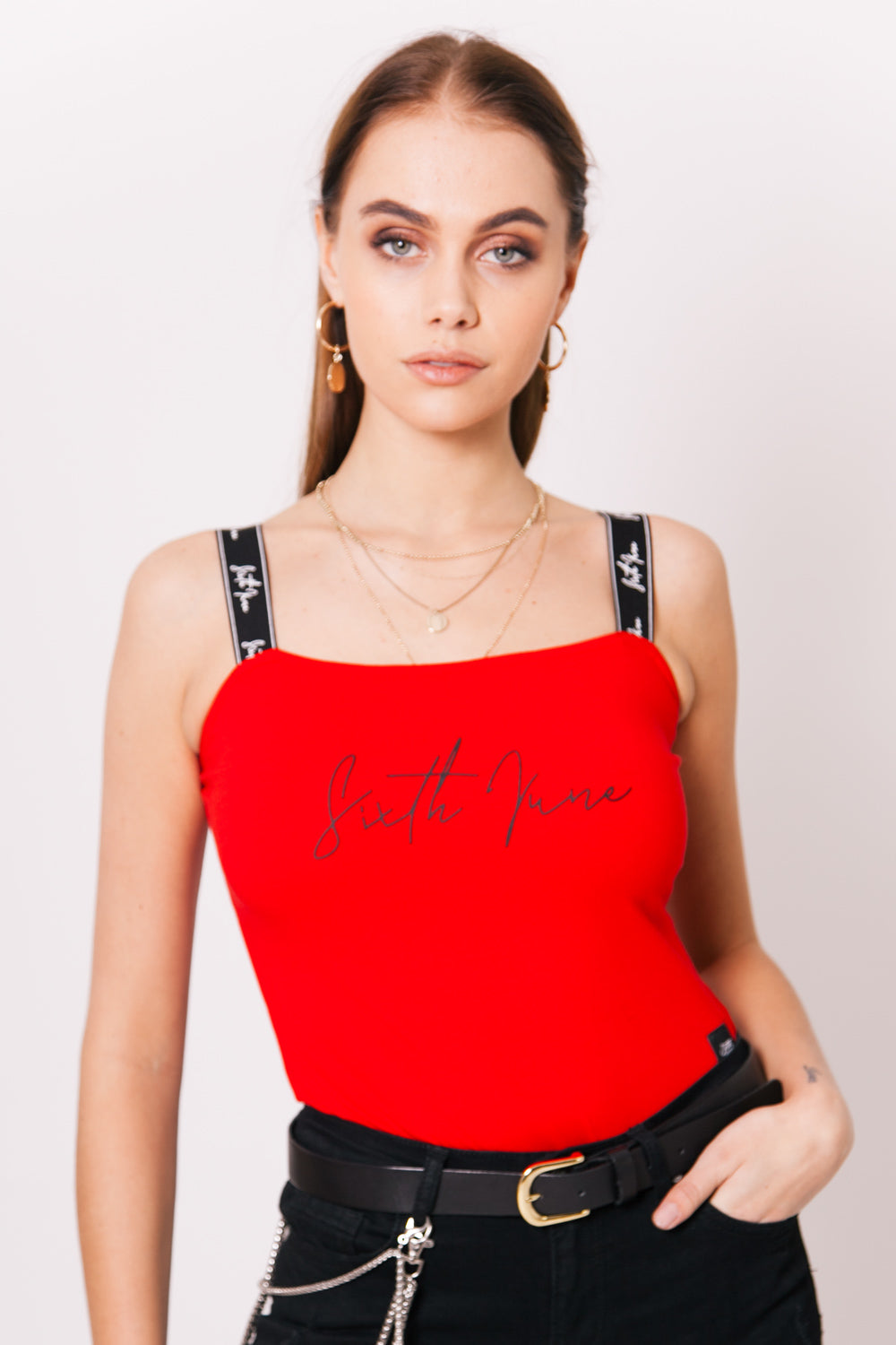 Sixth June - Body logo signature rouge