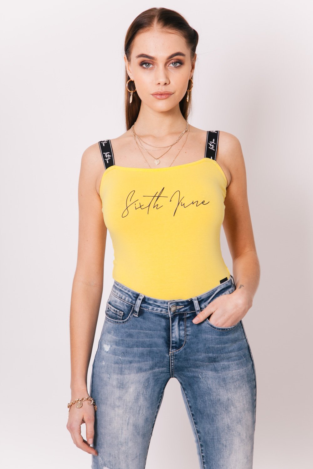 Signature Logo Straps Body Yellow