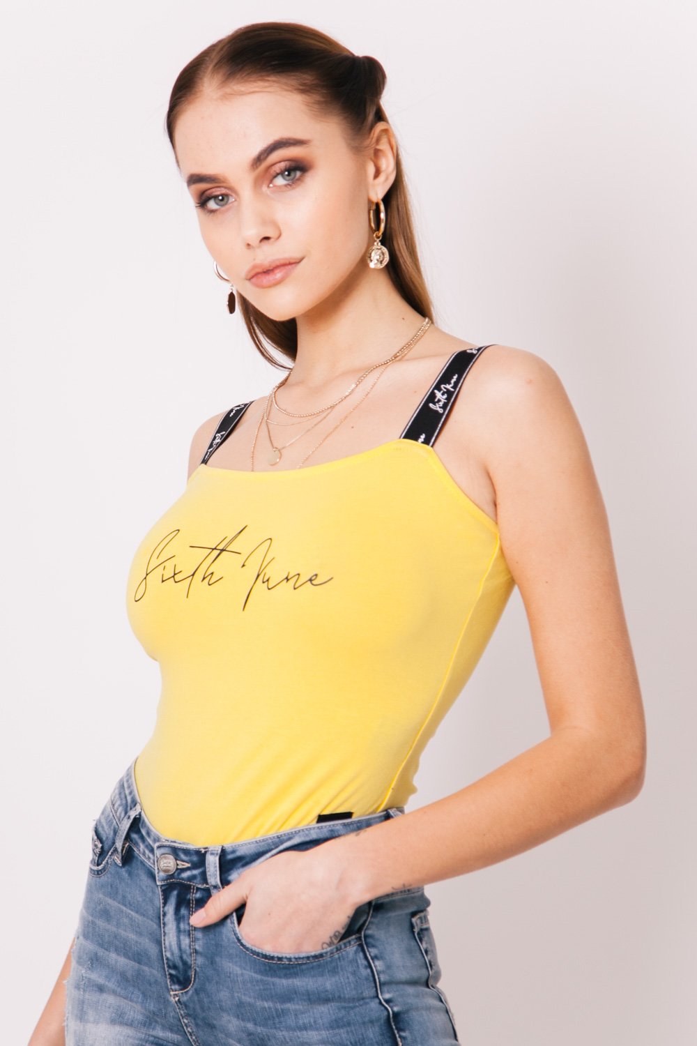 Signature Logo Straps Body Yellow