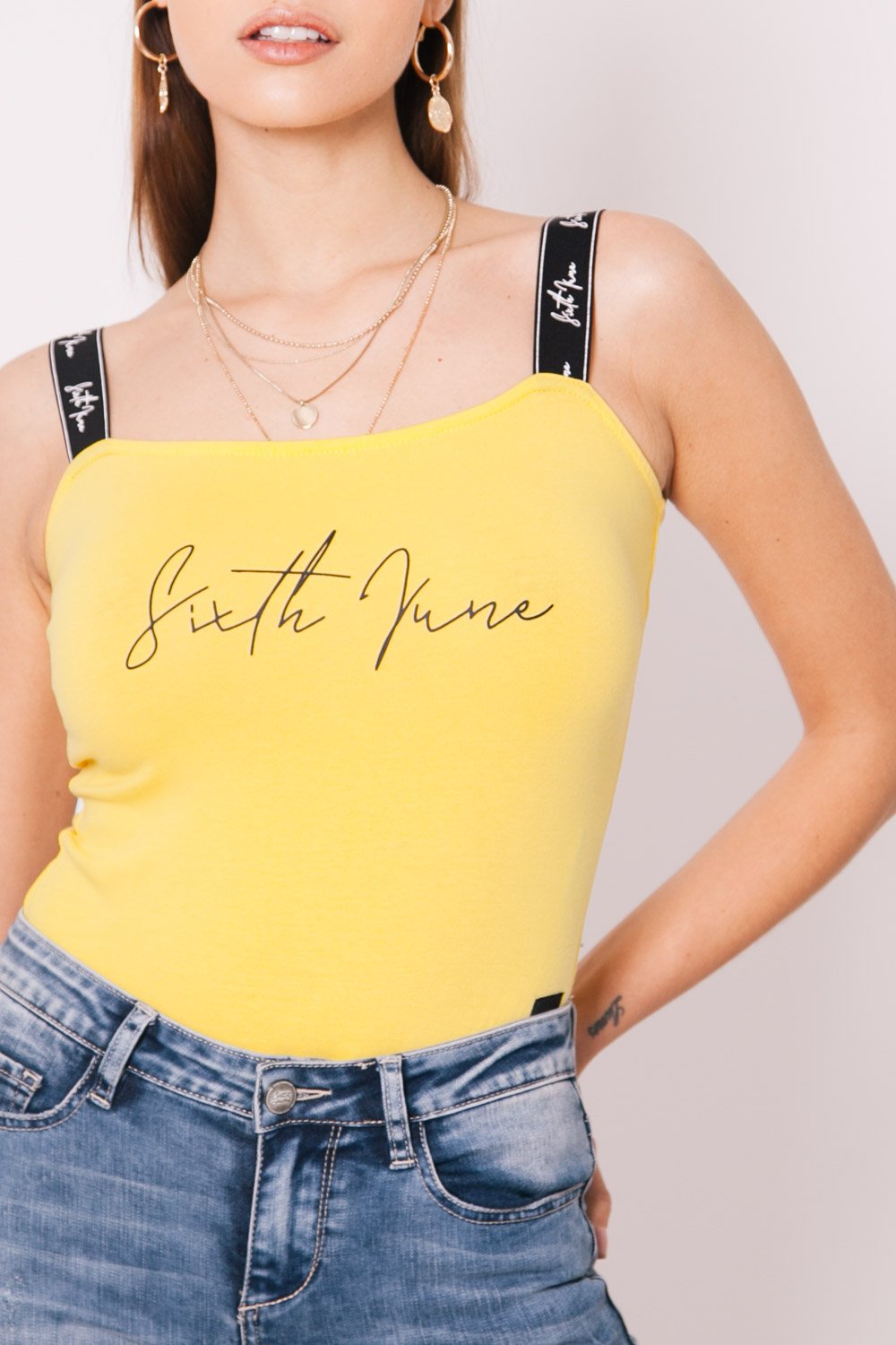 Signature Logo Straps Body Yellow
