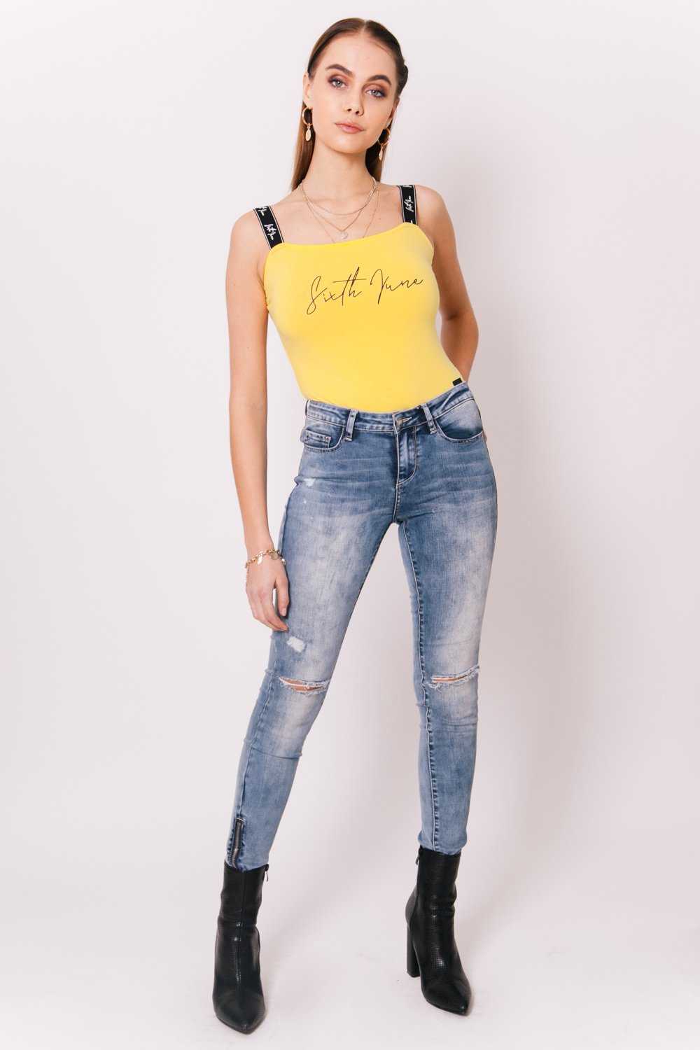 Signature Logo Straps Body Yellow