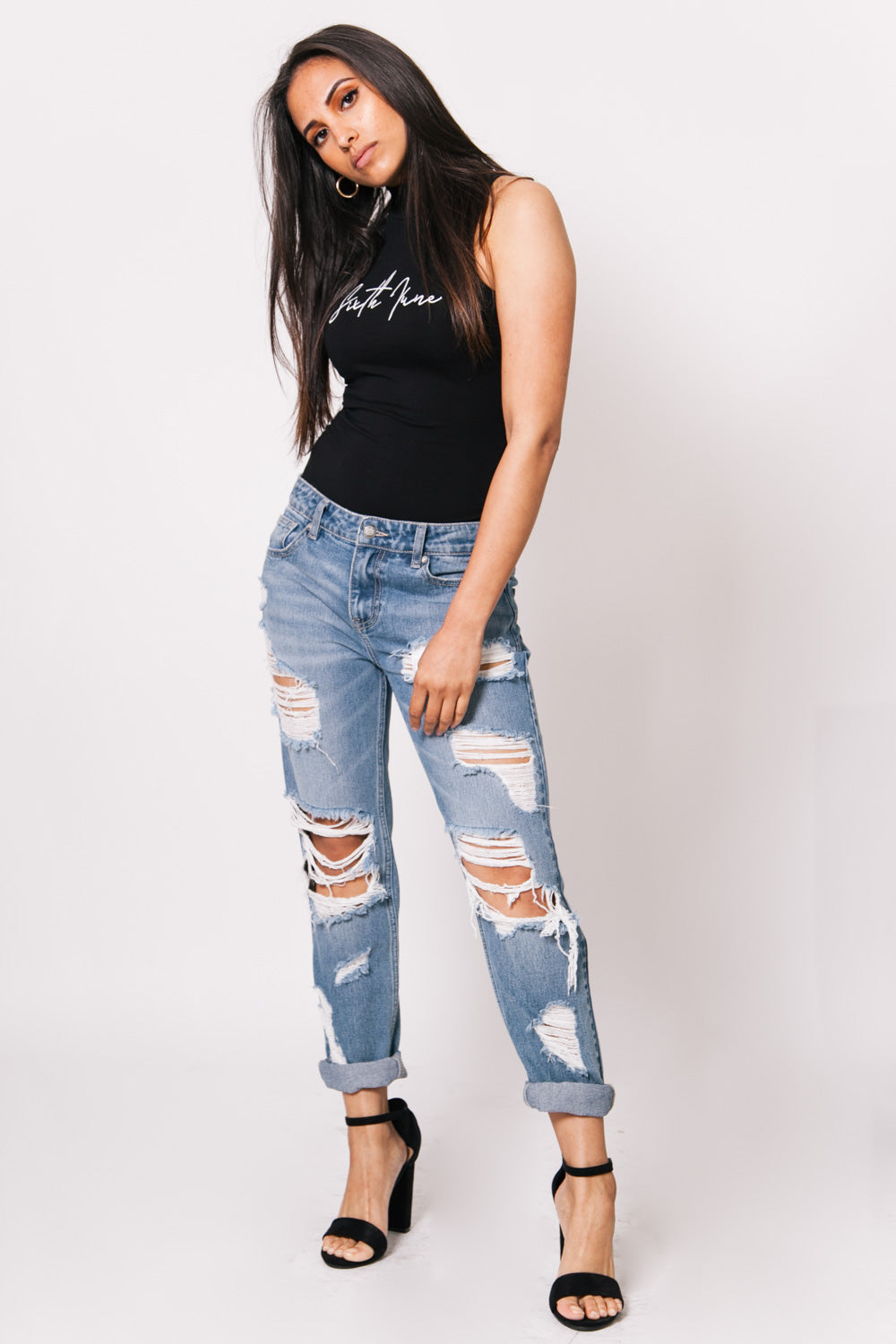 Sixth June - Body gros logo signature noir