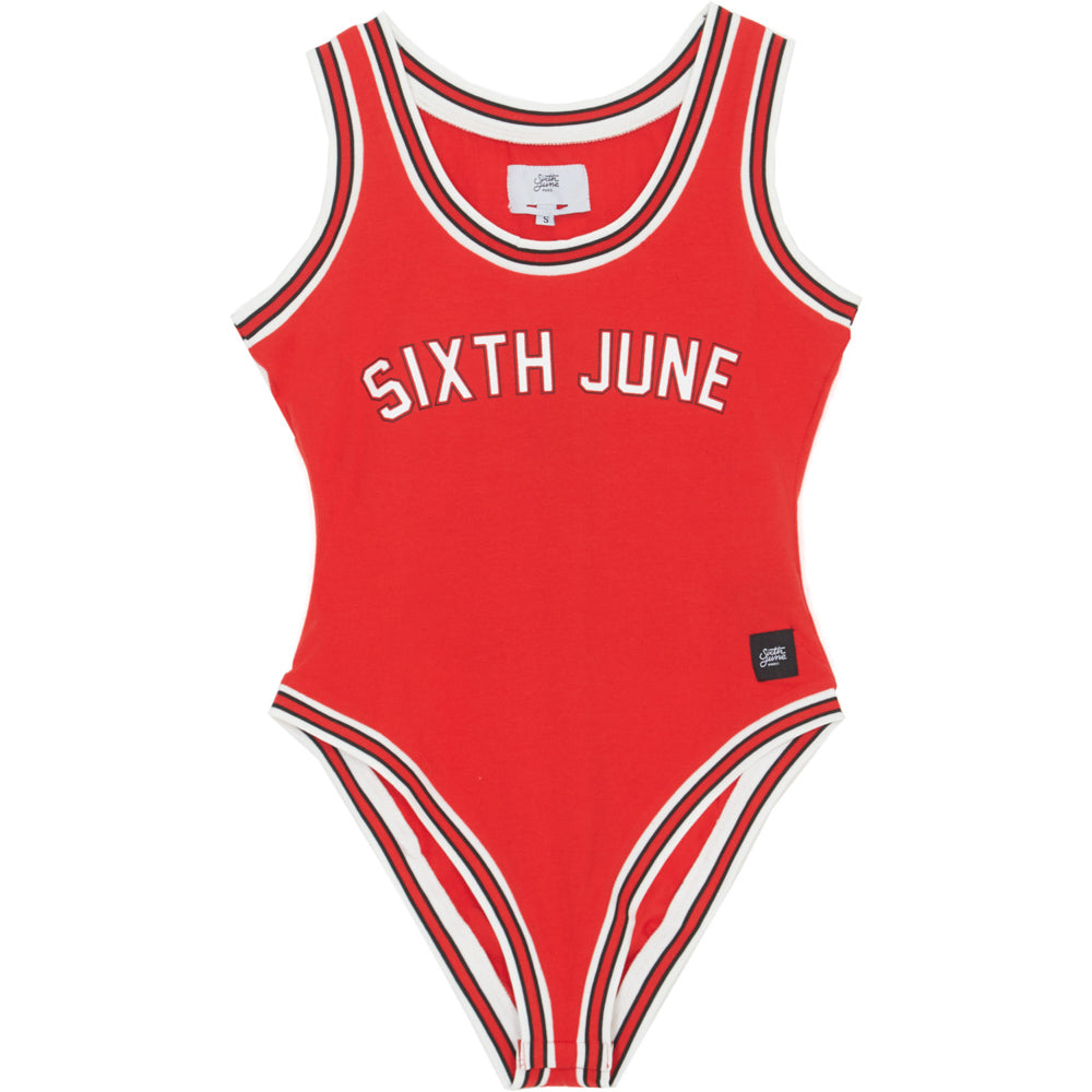 Sixth June - Body Gigi 95 rouge blanc