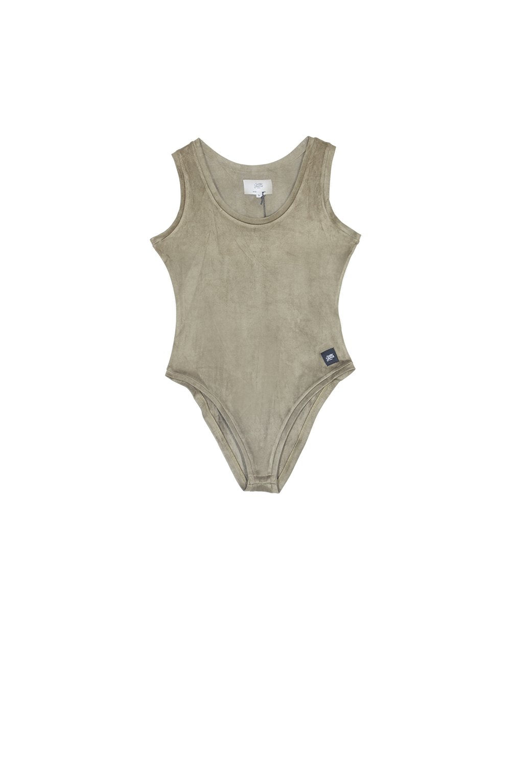 Body suédine kaki