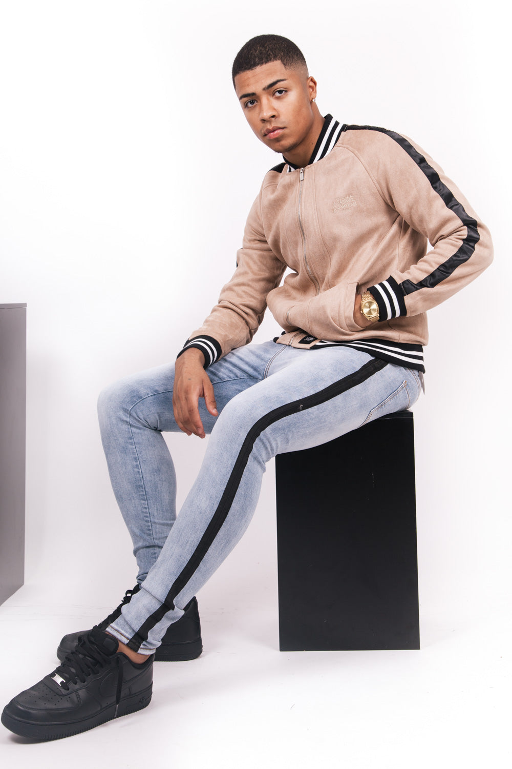 Sixth June - Veste teddy zippé beige