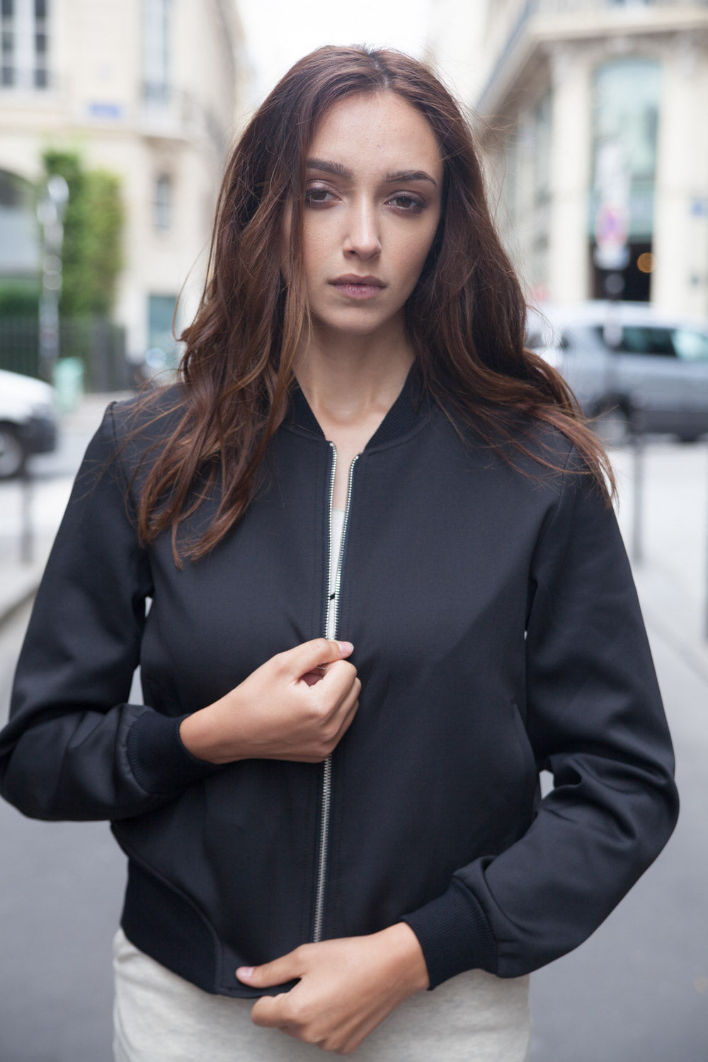 Sixth June - Veste Bad Gal broderie roses noir