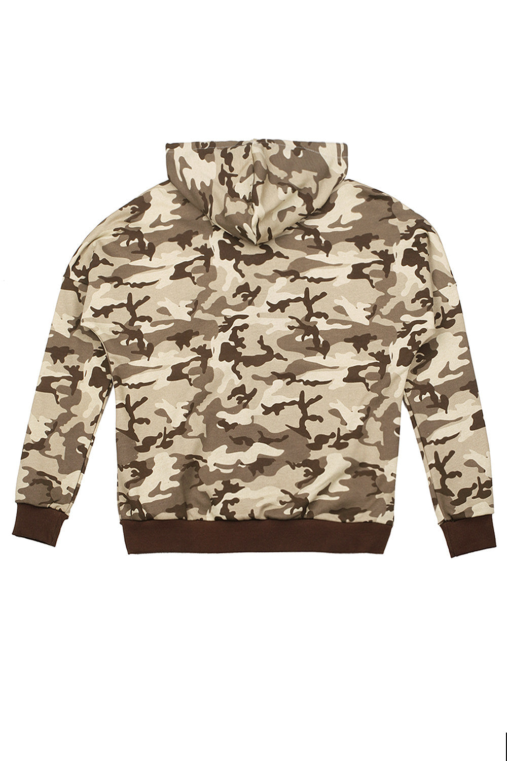 Sixth June - Sweat capuche zippé camouflage beige M2205VJA