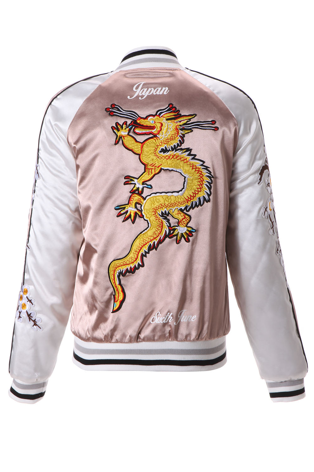 Sixth June - Veste Japan dragon Femme rose W2183CJA