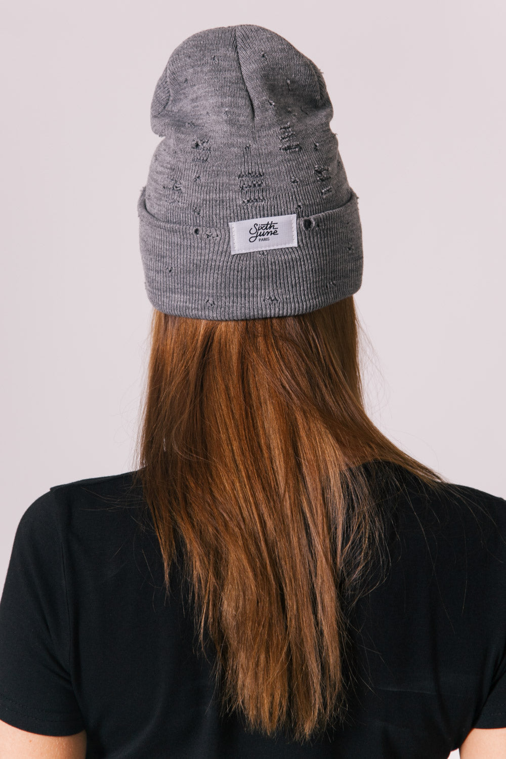 Sixth June - Bonnet destroy gris M2330FAC