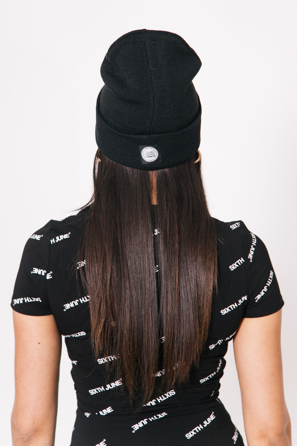 Sixth June - Bonnet Parisiennes noir Sixth June Femme