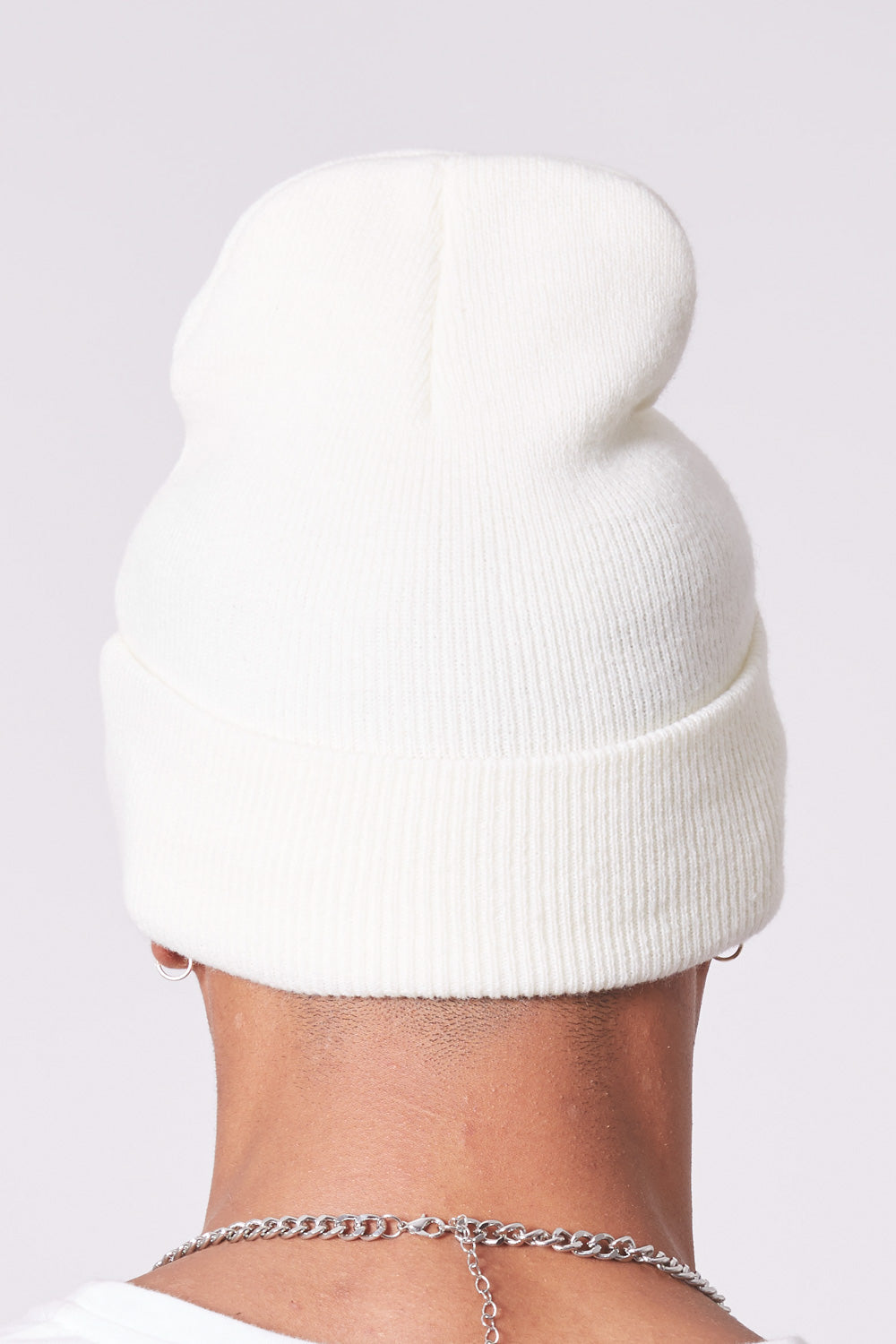 Sixth June - Bonnet brodé roses blanc