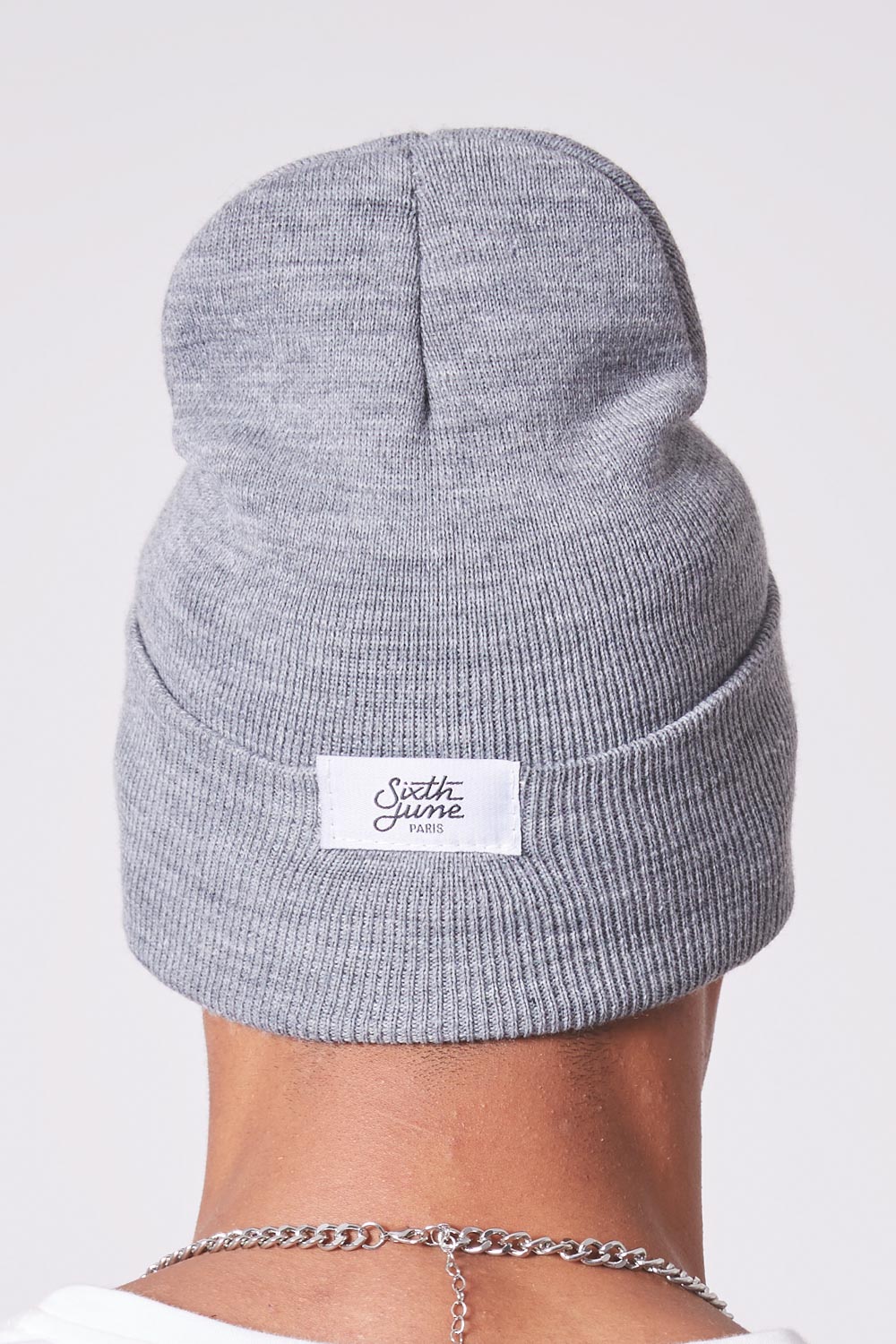 Sixth June - Bonnet Sjune logo gris clair