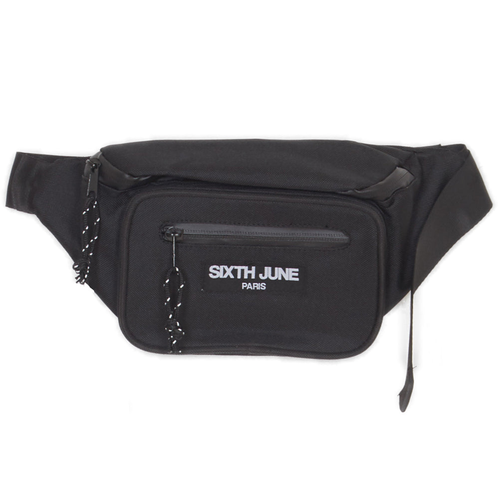 Sixth June - Sac banane deux poches logo noir