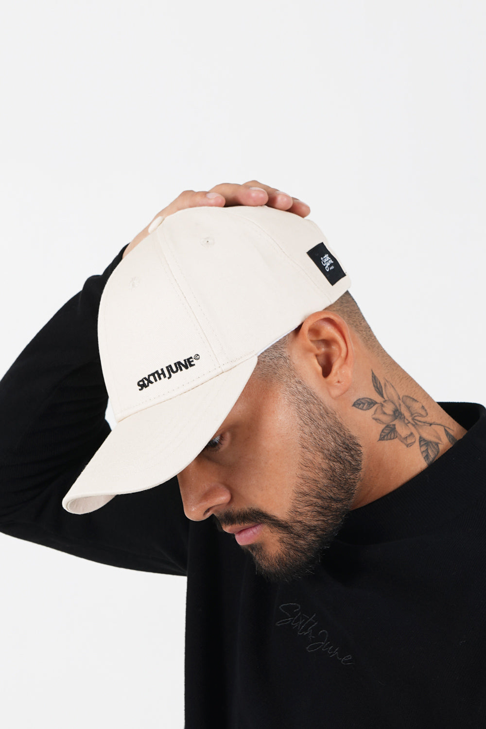 Sixth June - Casquette logo brodé mixte Beige