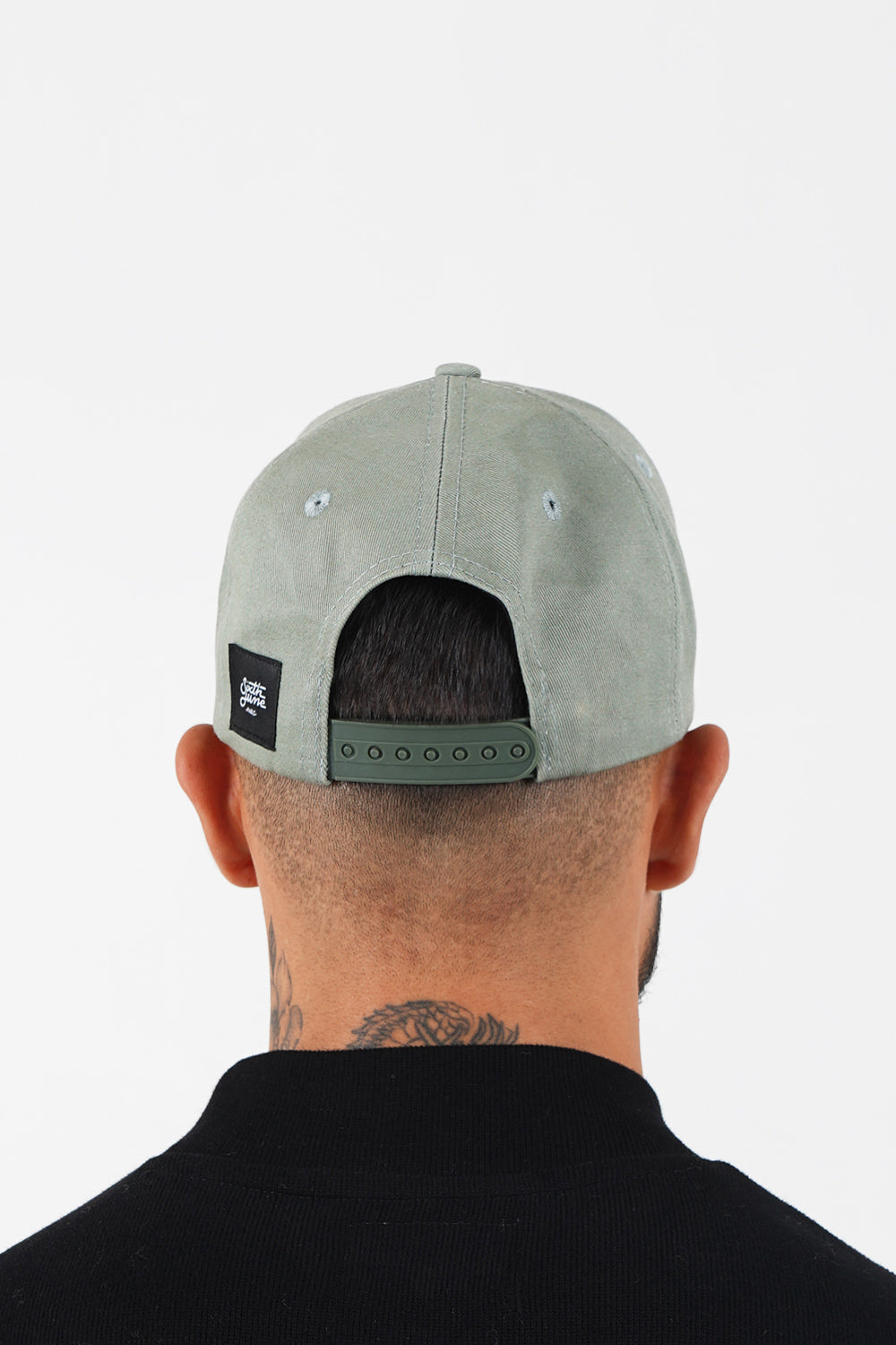 Sixth June - Casquette logo brodé mixte Vert kaki