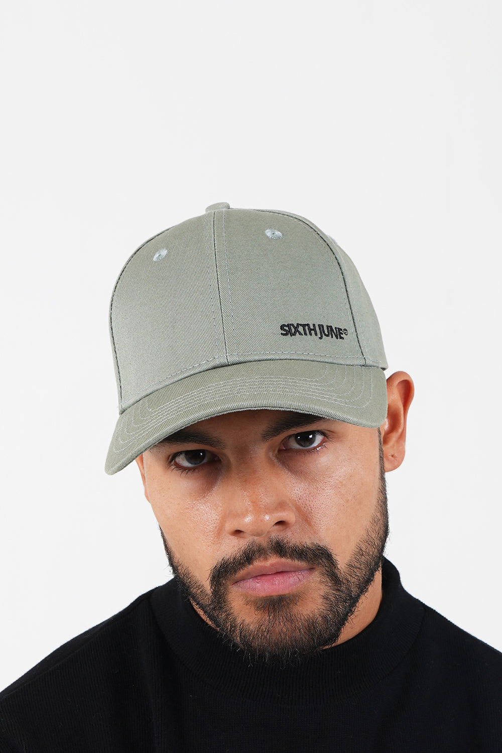 Sixth June - Casquette logo brodé mixte Vert kaki