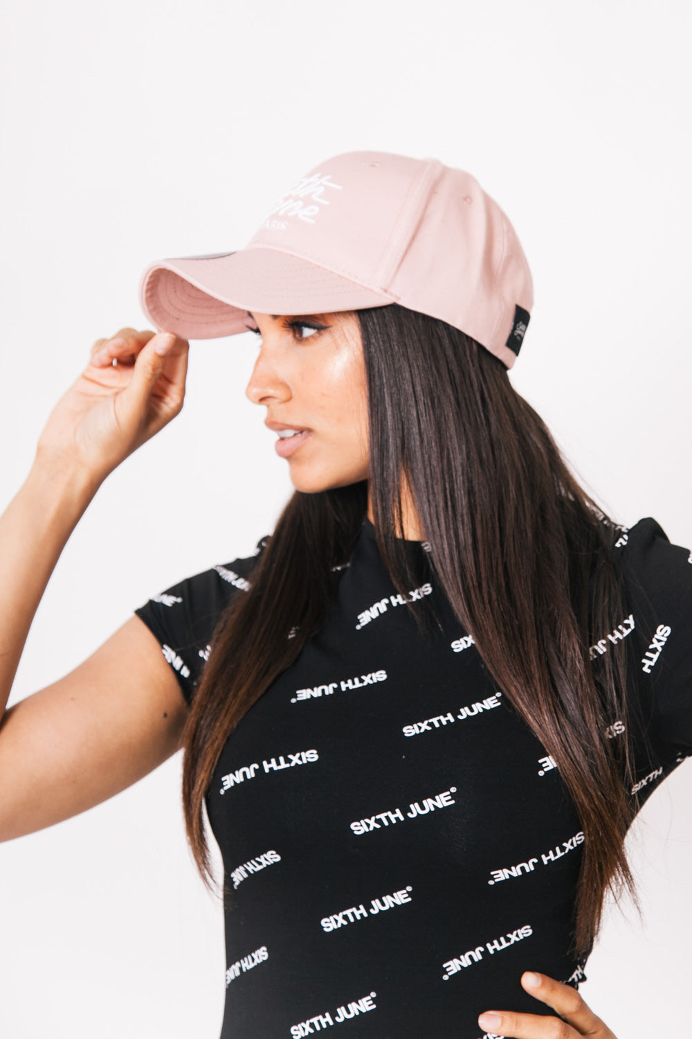 Sixth June - Casquette logo Rose