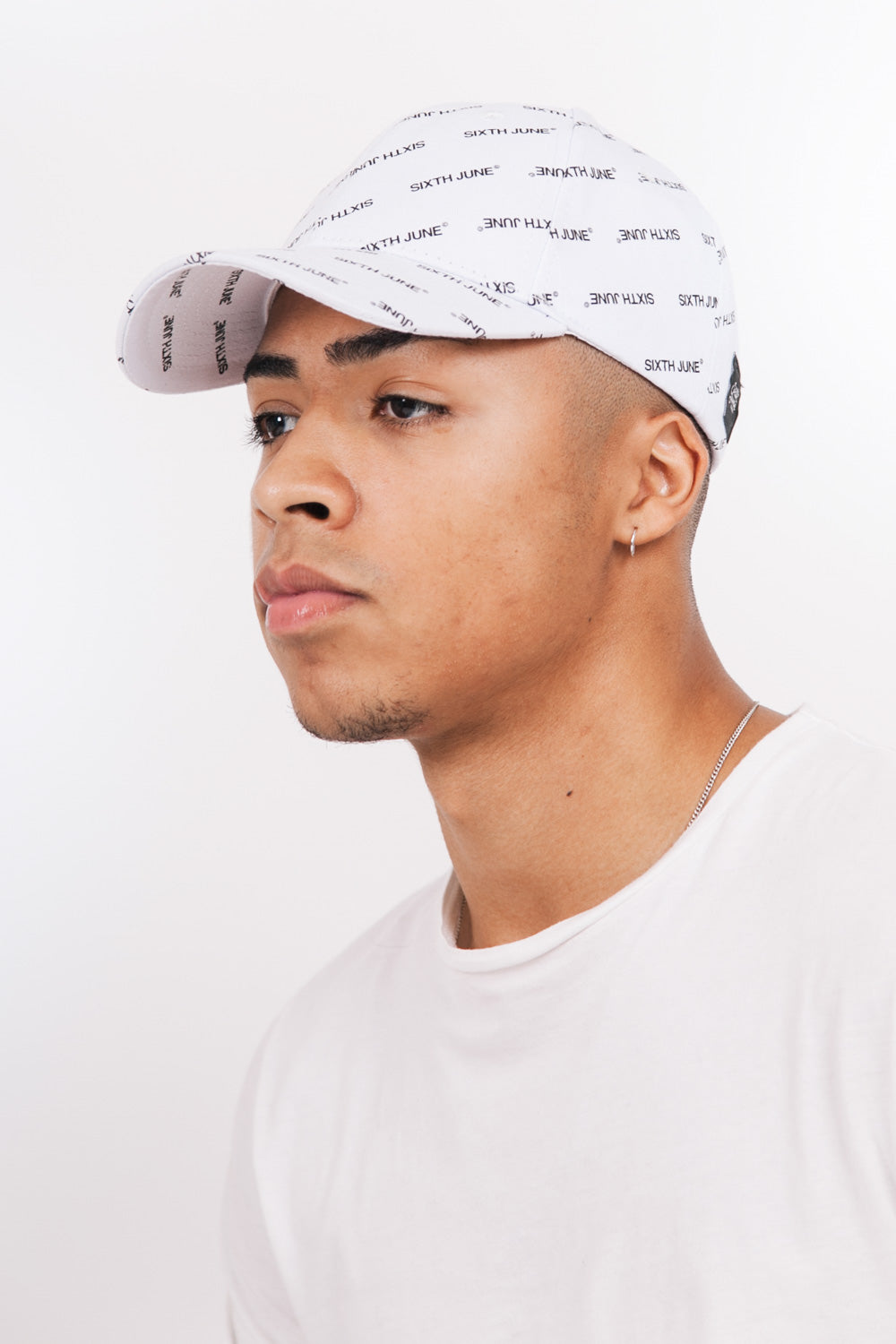 Sixth June - Casquette logomania blanc
