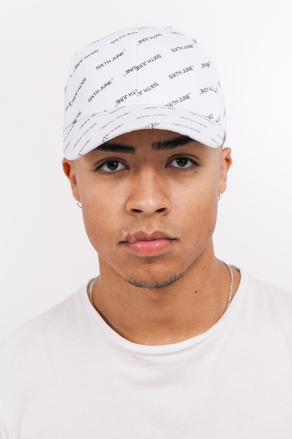 Sixth June - Casquette logomania blanc