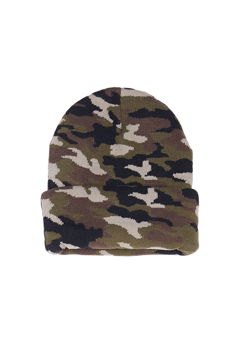 Sixth June - Bonnet camouflage logo vert