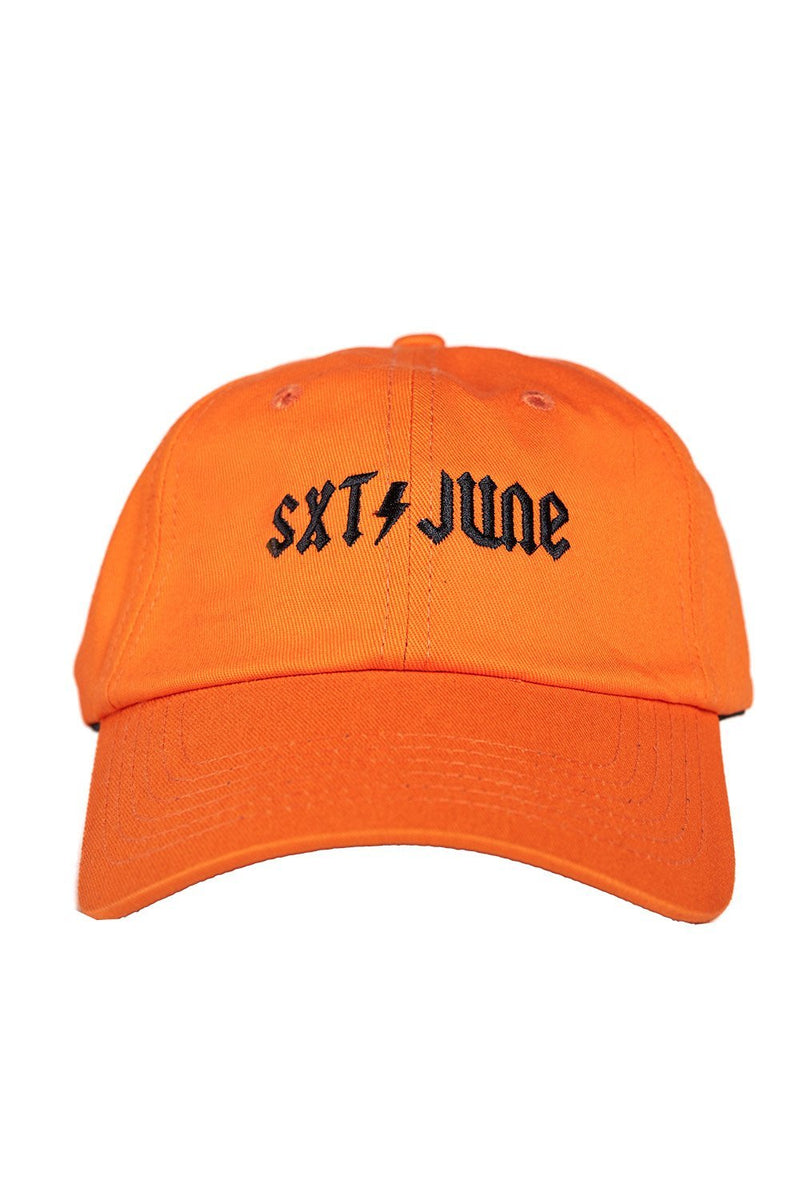 Sixth June - Casquette brodé SXT JUNE orange
