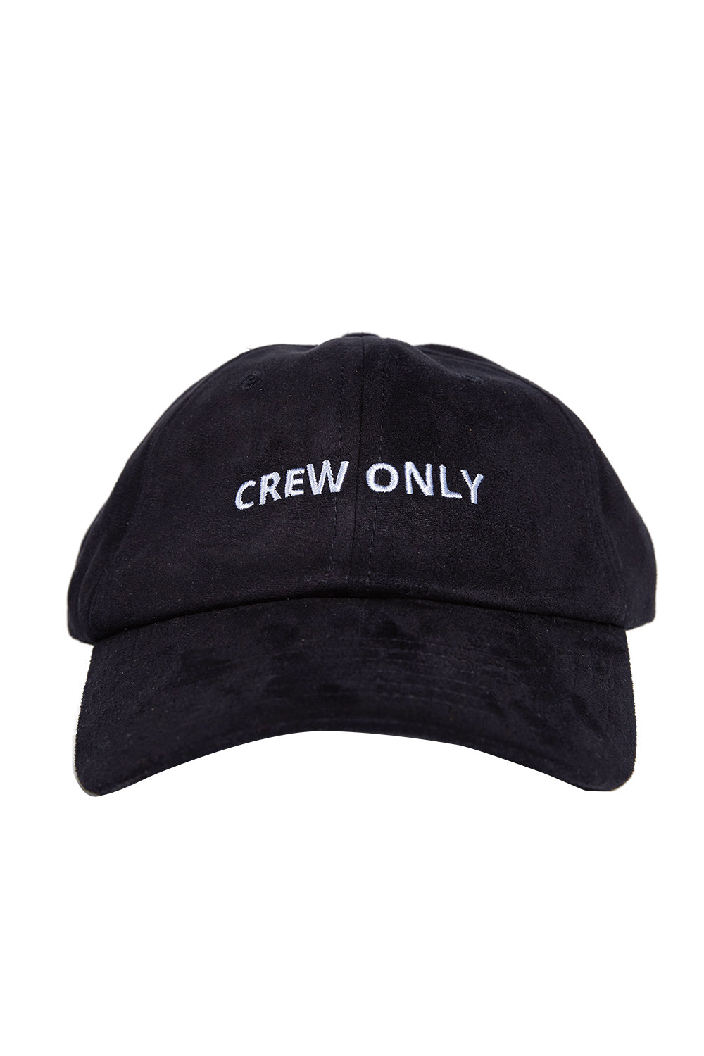 Sixth June - Casquette suède Crew Only noir