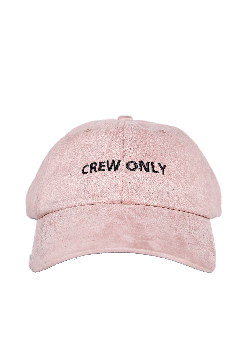 Sixth June - Casquette suède Crew Only rose