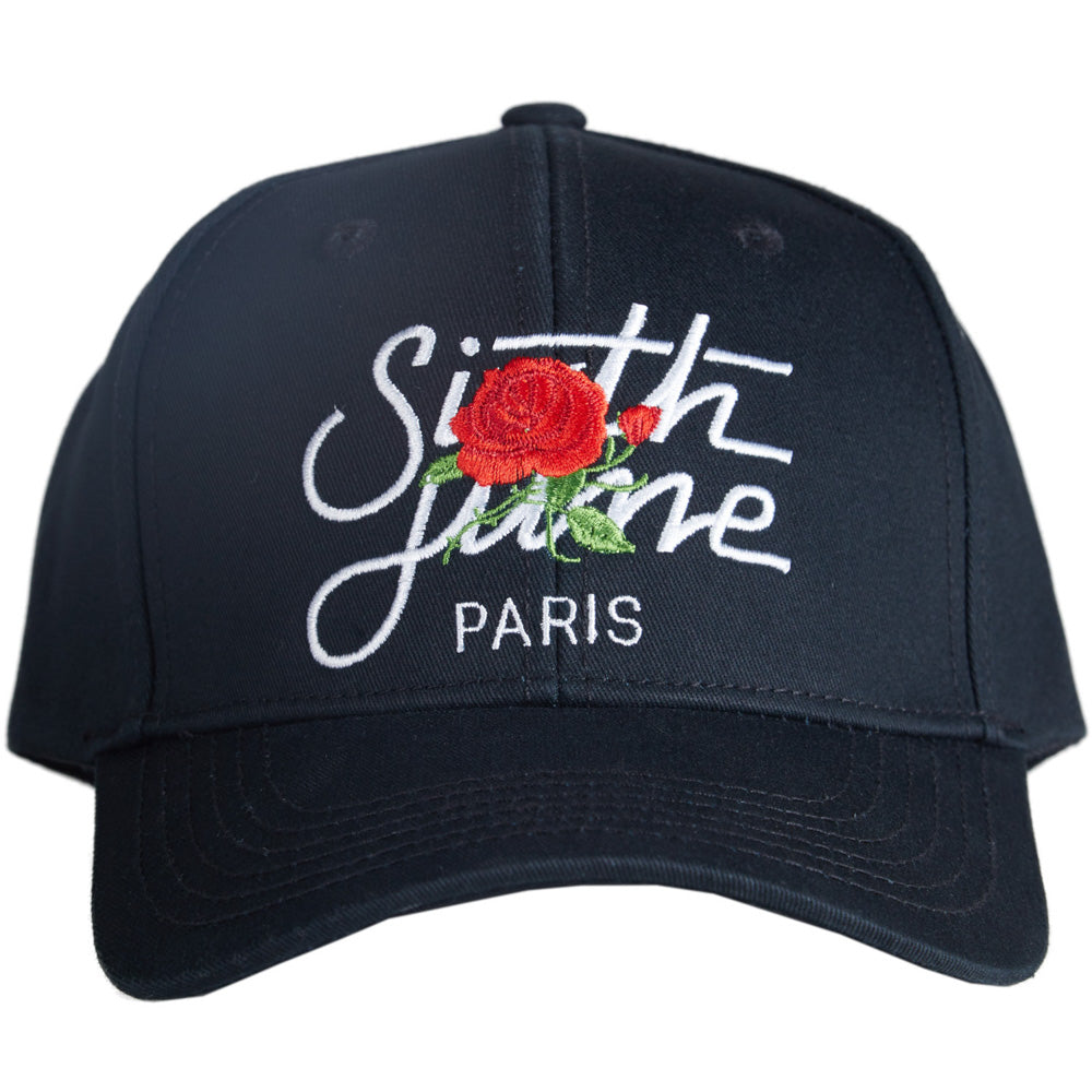 Sixth June - Casquette logo rose noir