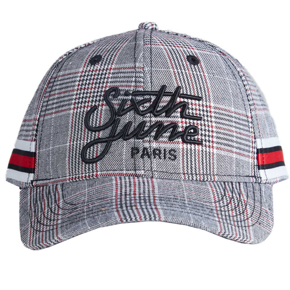 Sixth June - Casquette logo Prince de Galles gris