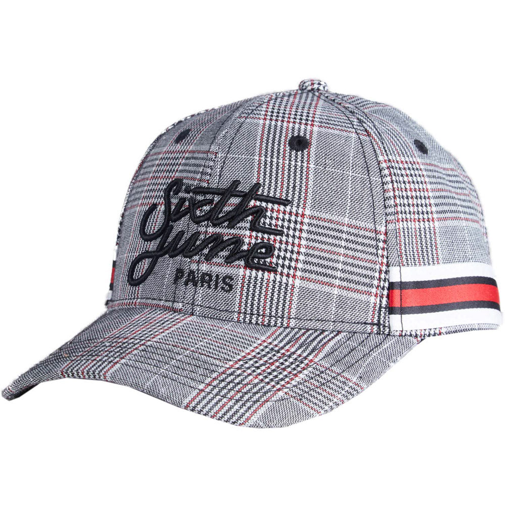 Sixth June - Casquette logo Prince de Galles gris