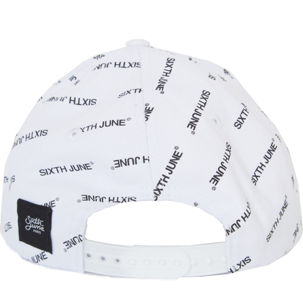 Sixth June - Casquette logomania blanc