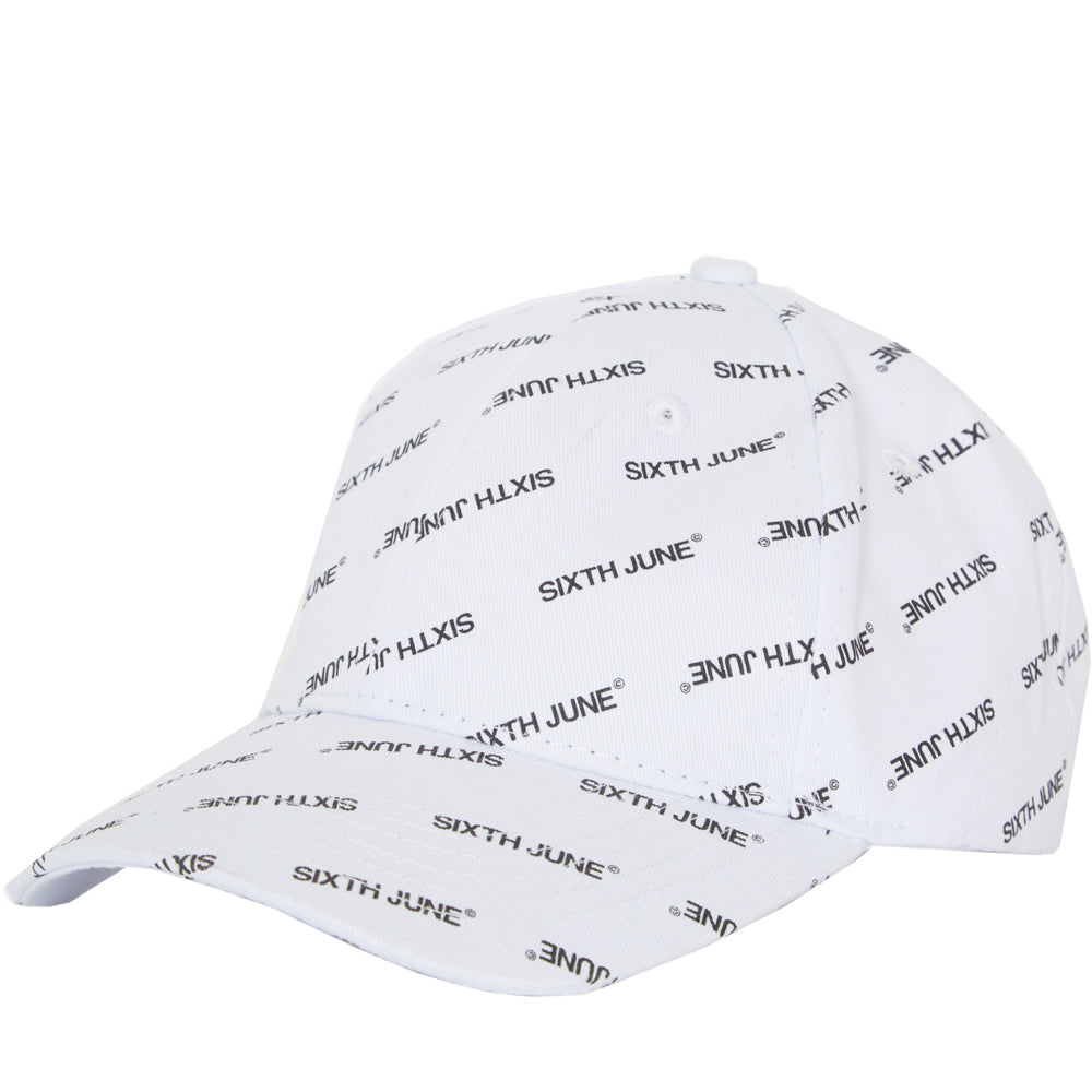 Sixth June - Casquette logomania blanc