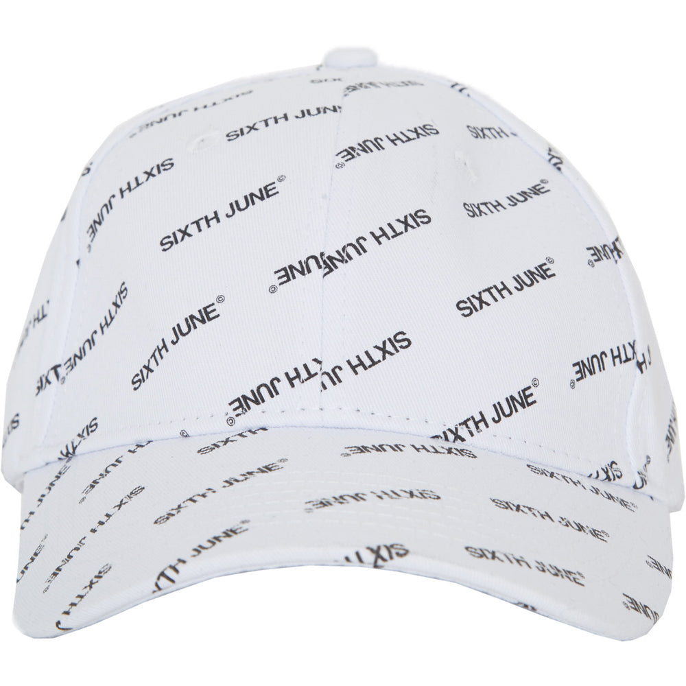 Sixth June - Casquette logomania blanc