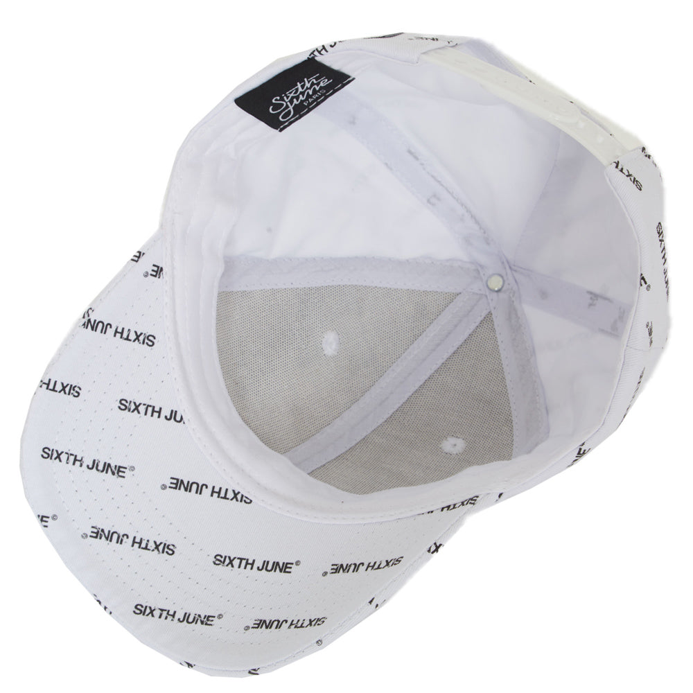 Sixth June - Casquette logomania blanc