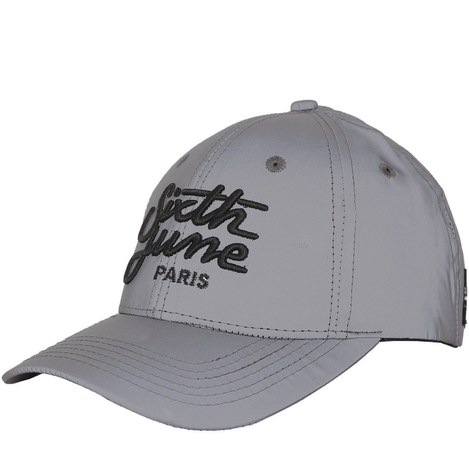 Sixth June - Casquette réfléchissante logo gris