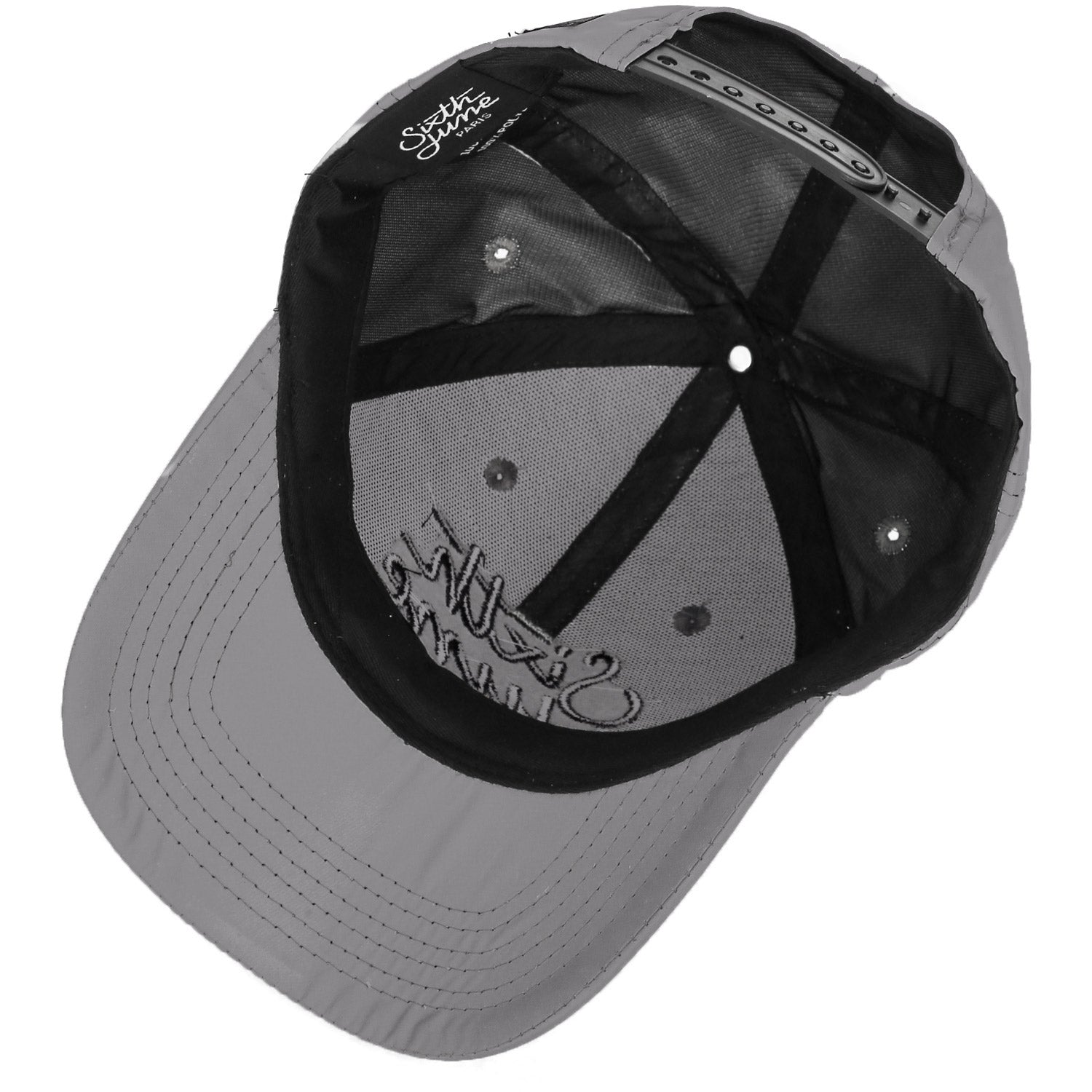 Sixth June - Casquette réfléchissante logo gris