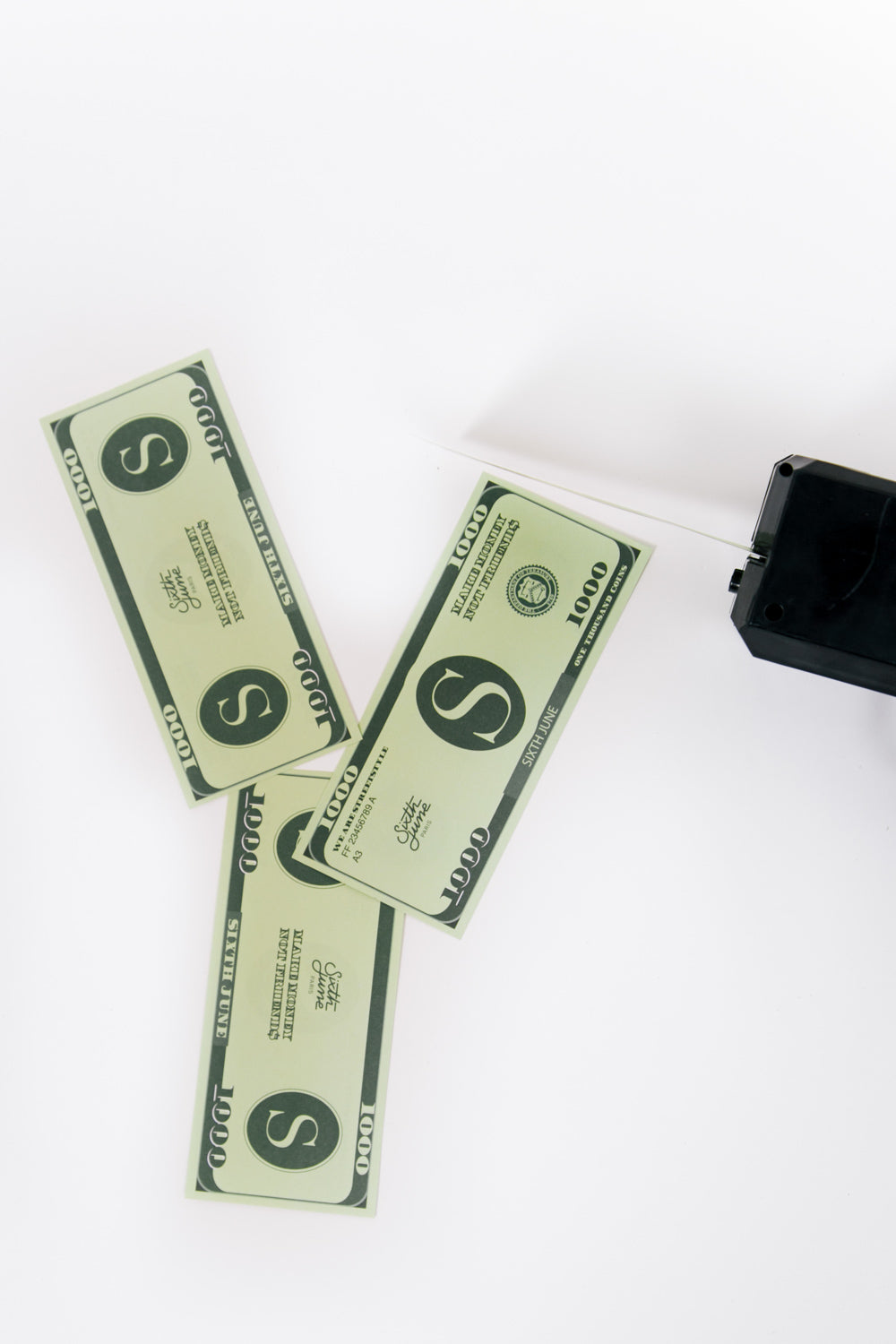 Sixth June - Pistolet à billets noir