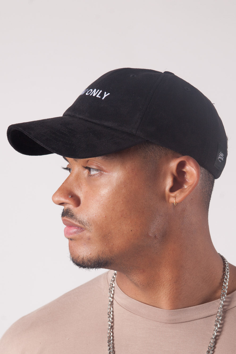 Sixth June - Casquette suède Crew Only noir