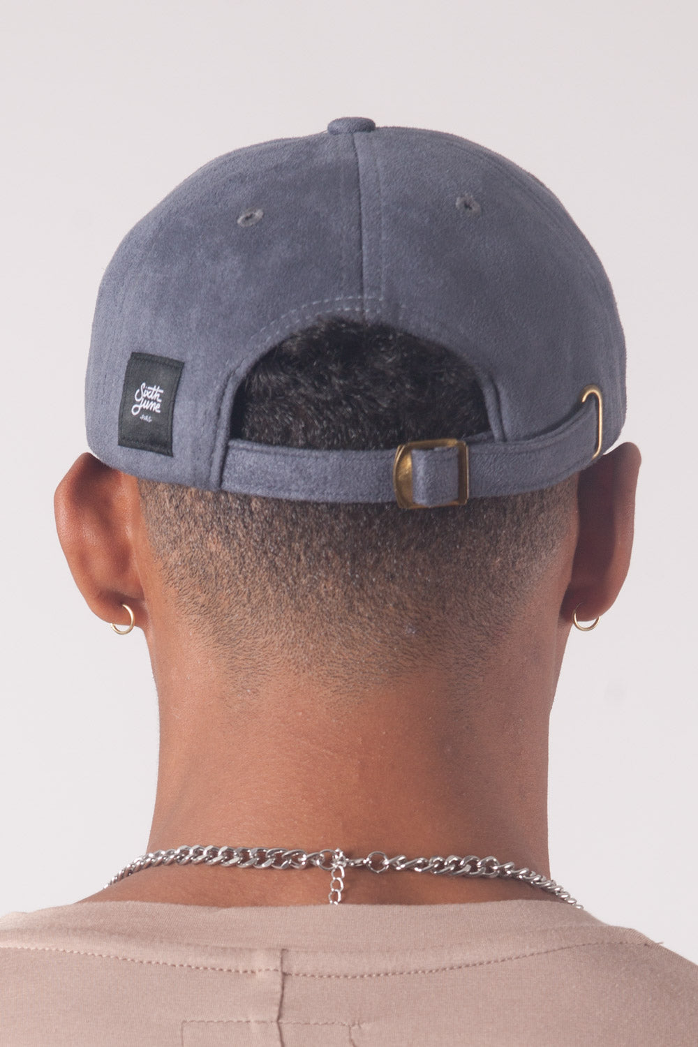 Sixth June - Casquette suède Crew Only bleu