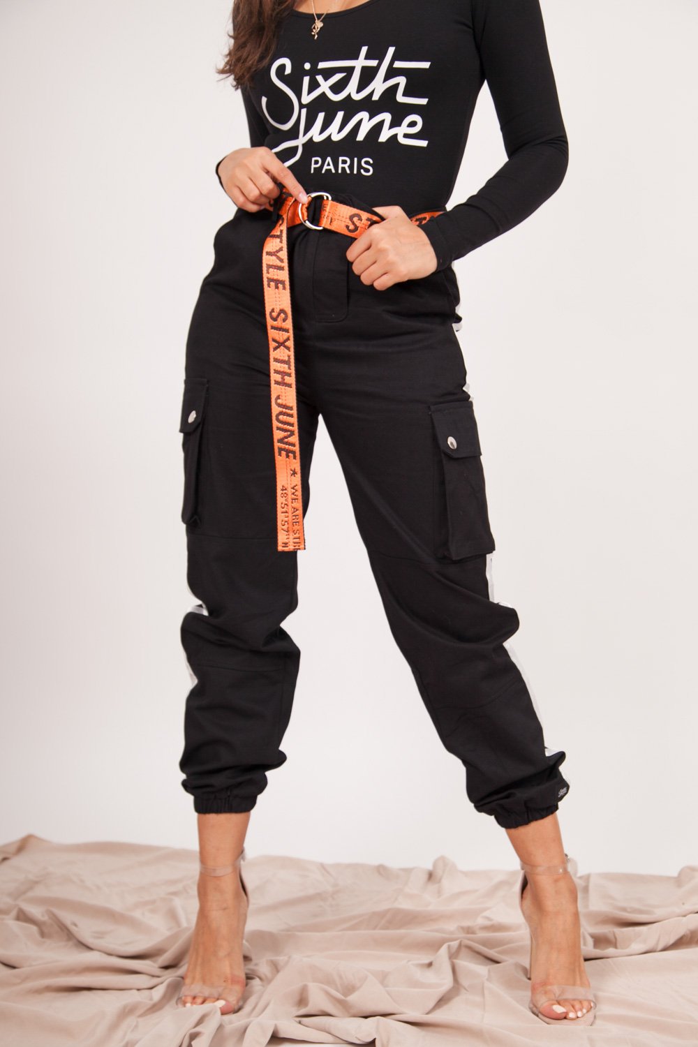 Sixth June - Ceinture streetstyle GPS orange