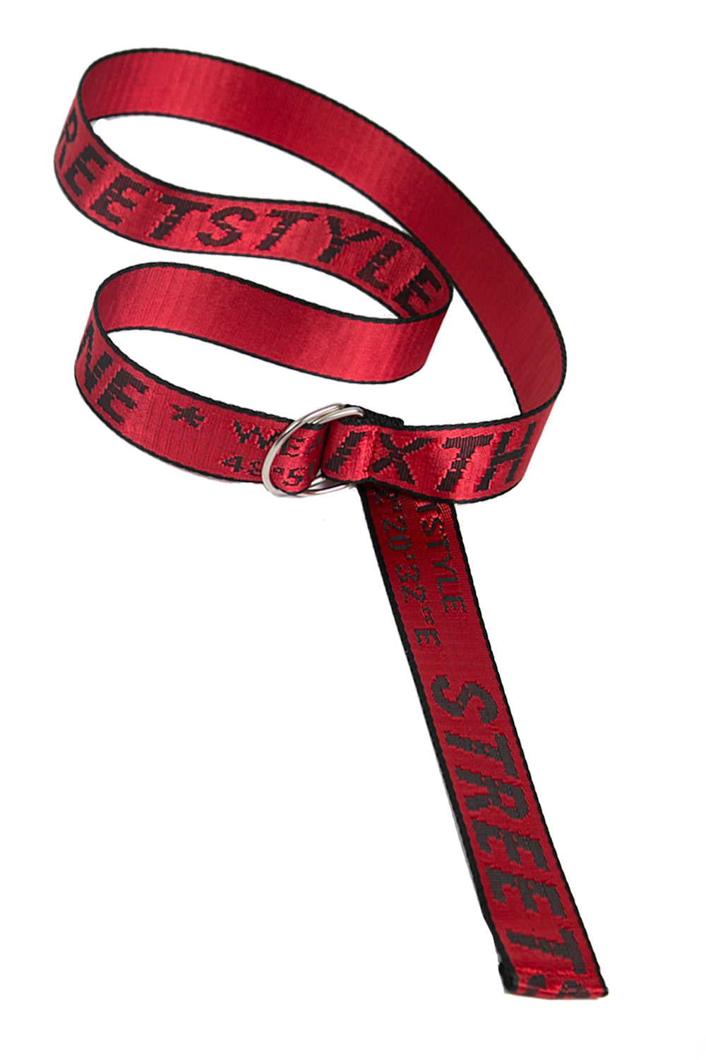 Sixth June - Ceinture streetstyle GPS rouge