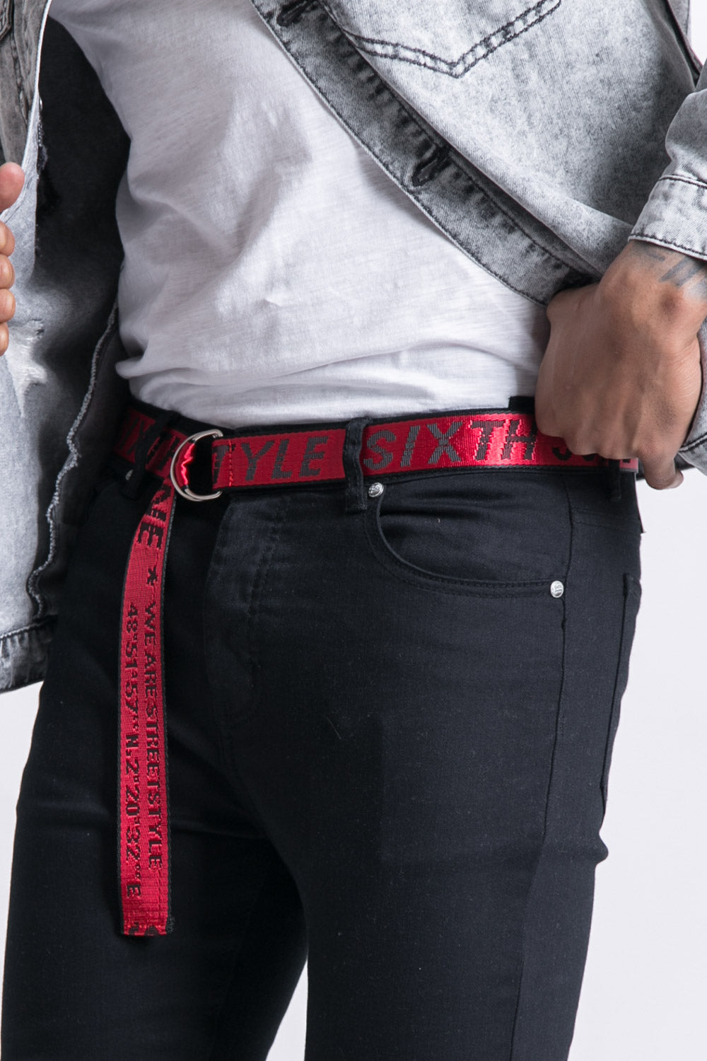 Sixth June - Ceinture streetstyle GPS rouge