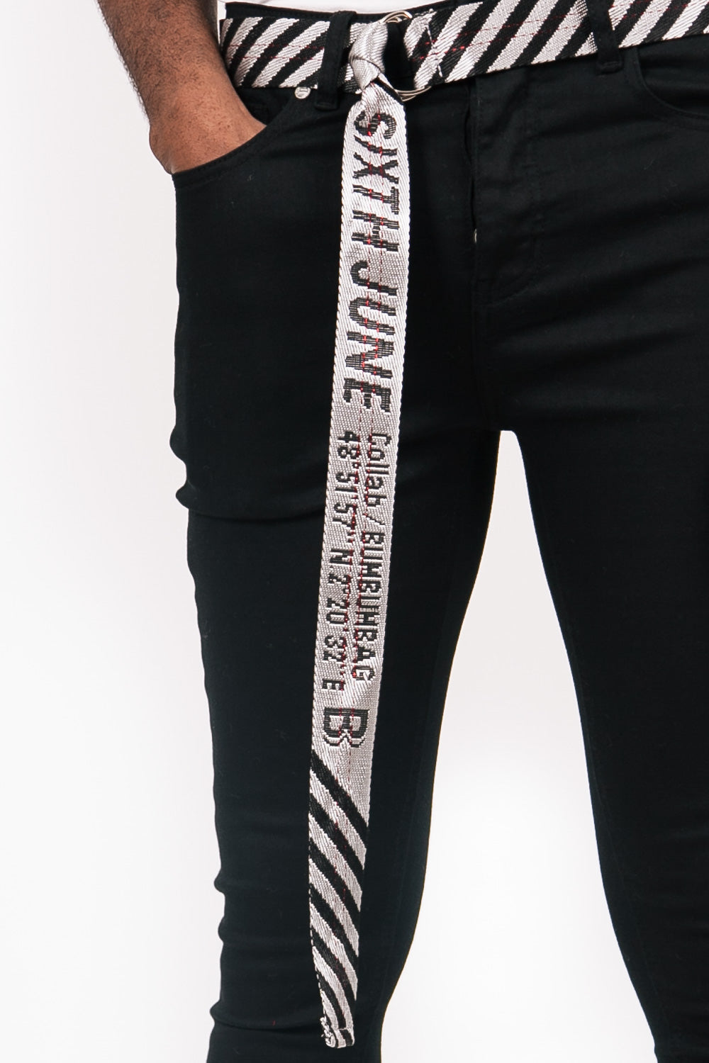 Sixth June - Ceinture GPS collab blanc