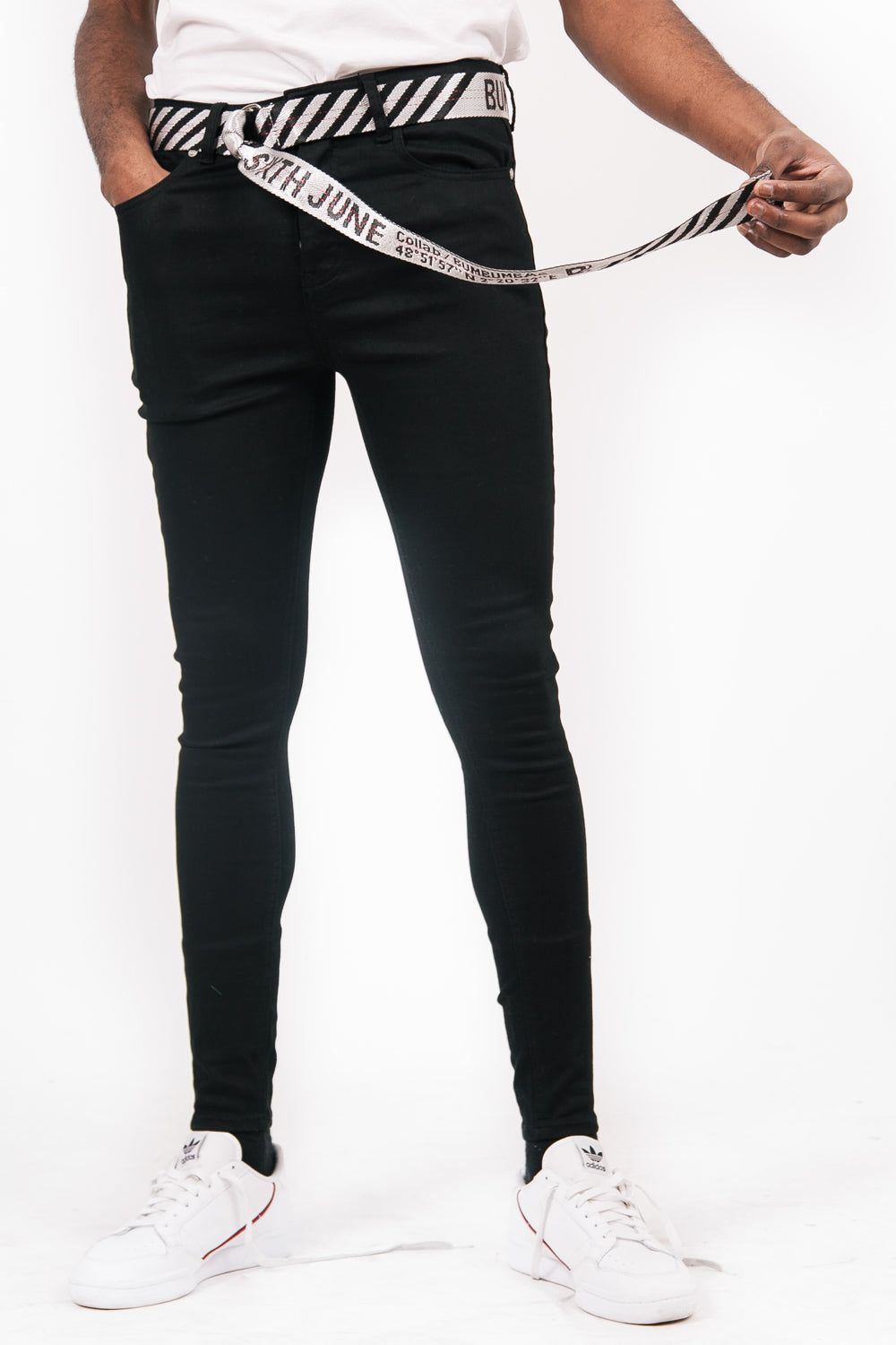 Sixth June - Ceinture GPS collab blanc