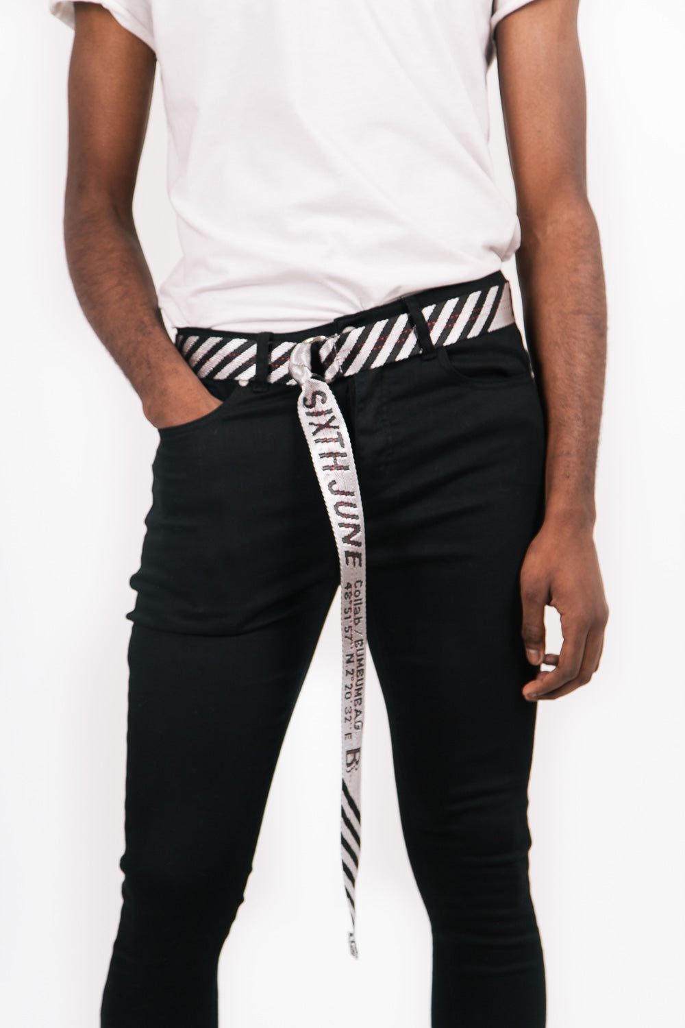 Sixth June - Ceinture GPS collab blanc