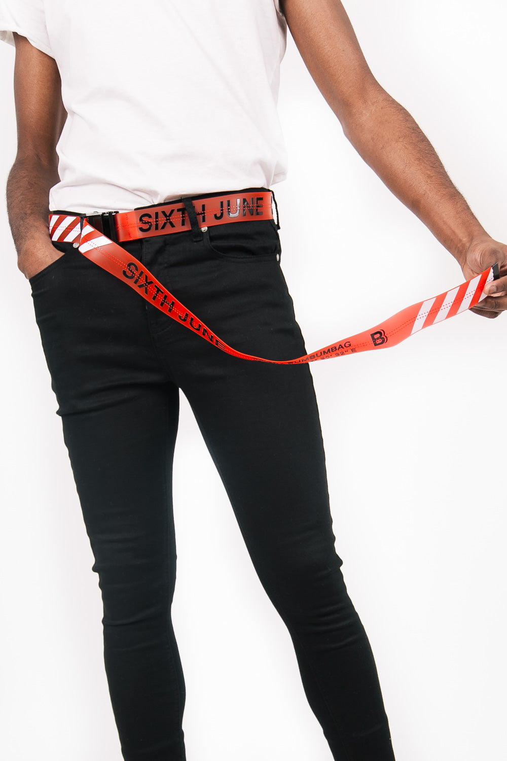 Sixth June - Ceinture plastique rouge
