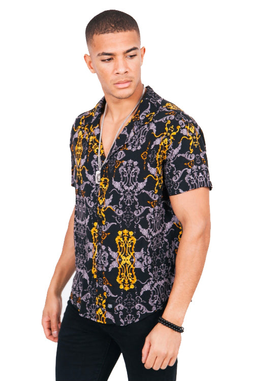 Sixth June - Chemise imprimés noir