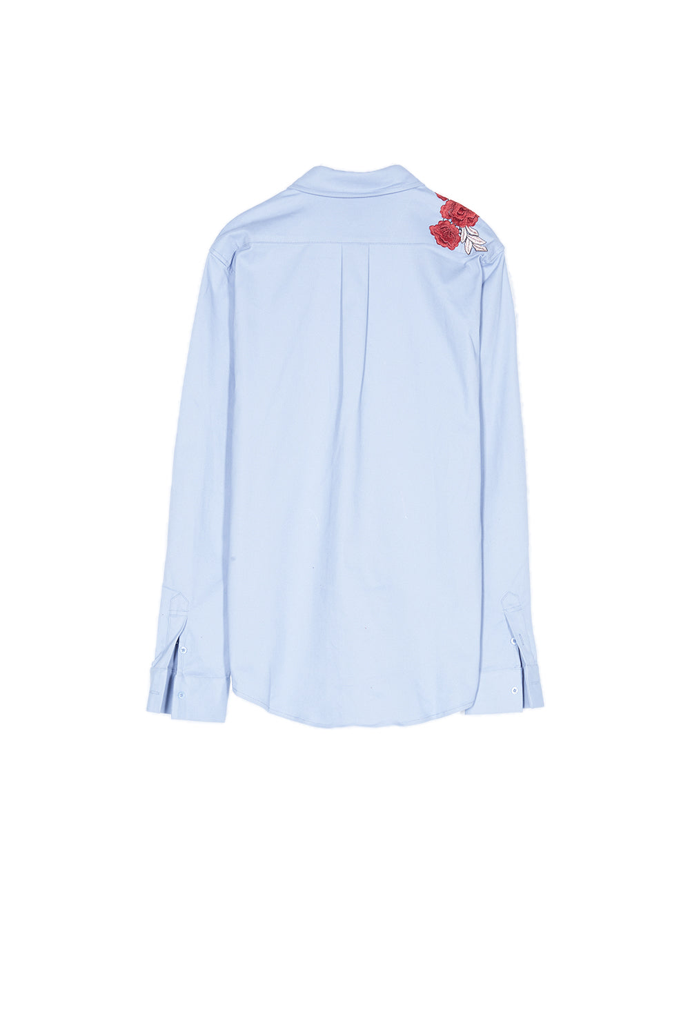 Sixth June - Chemise broderie roses bleu