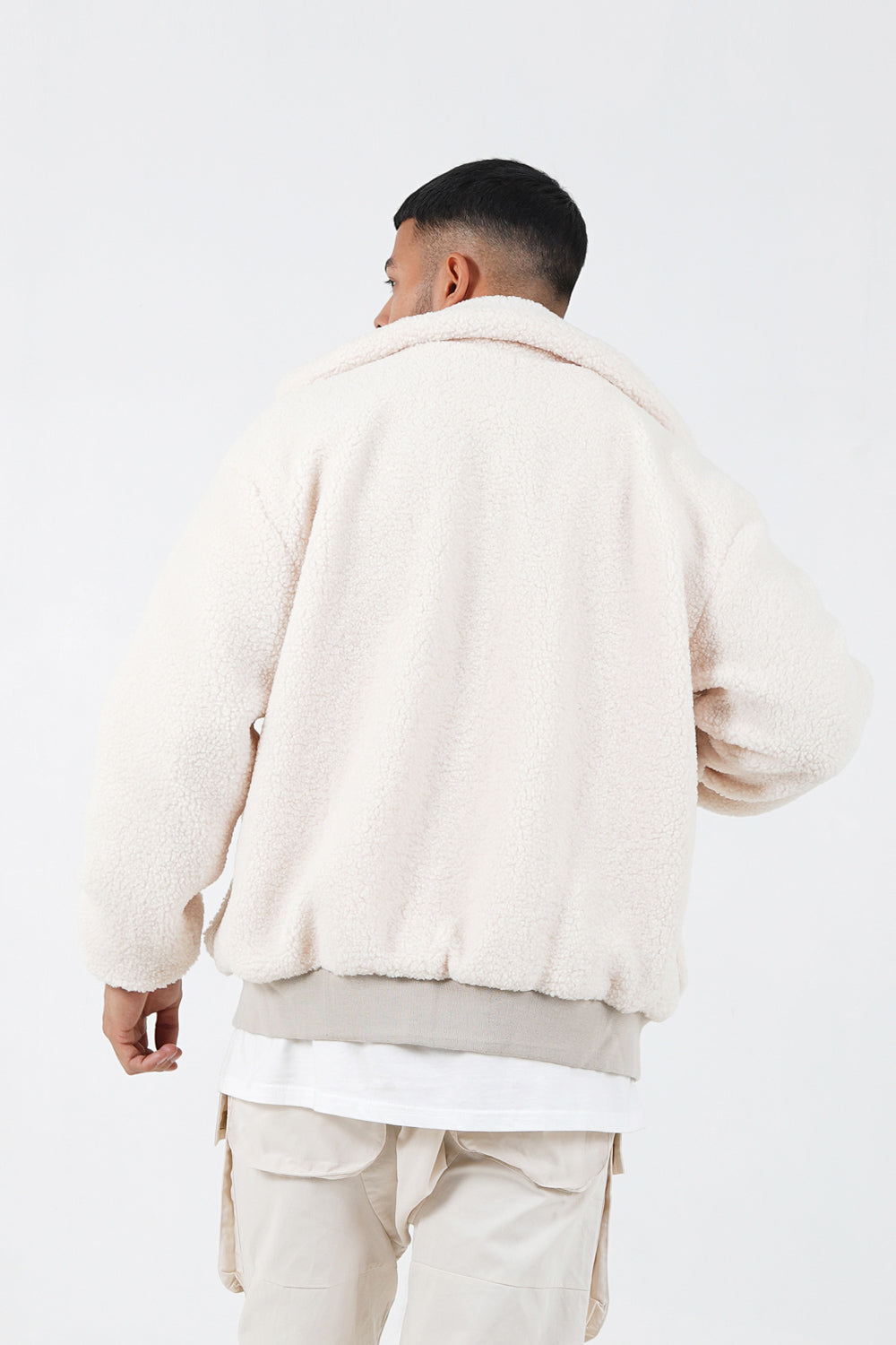 Sixth June - Veste sherpa cosy Blanc cassé