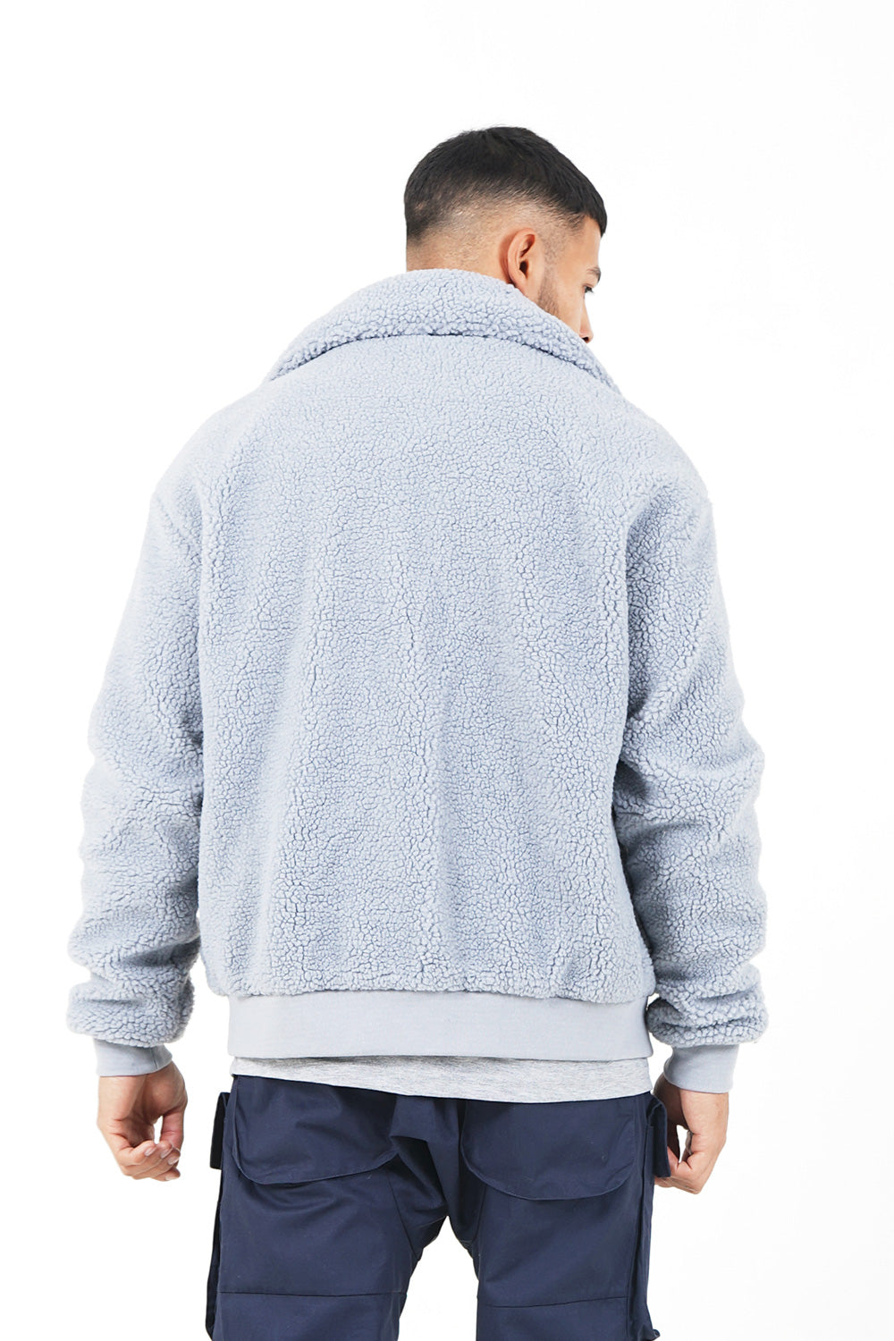 Sixth June - Veste sherpa cosy Gris